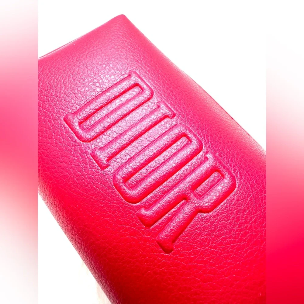 DIOR Red Womens Beauty Cosmetic Pouch - Picture 4 of 7